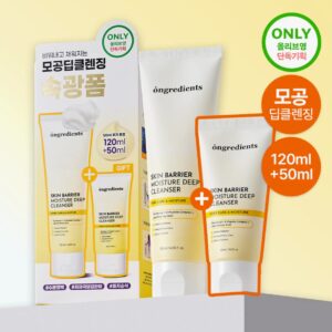 ongredients Skin Barrier Moisture Deep Calming Foam 120ml Set (+50ml)