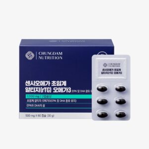 Sensio Omega Supercritical rTG Omega-3 500mg X 60 Capsules