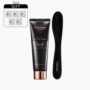 Calvisano Extra Caviar Black Mask Spatula Toning Shot Pouch 5 pieces